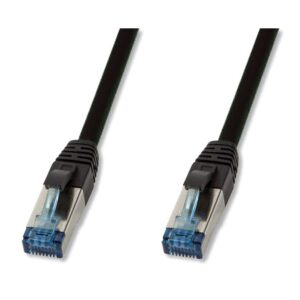 Cavo Patch Cat.6A S/FTP PUR IP20 UV 30m Nero