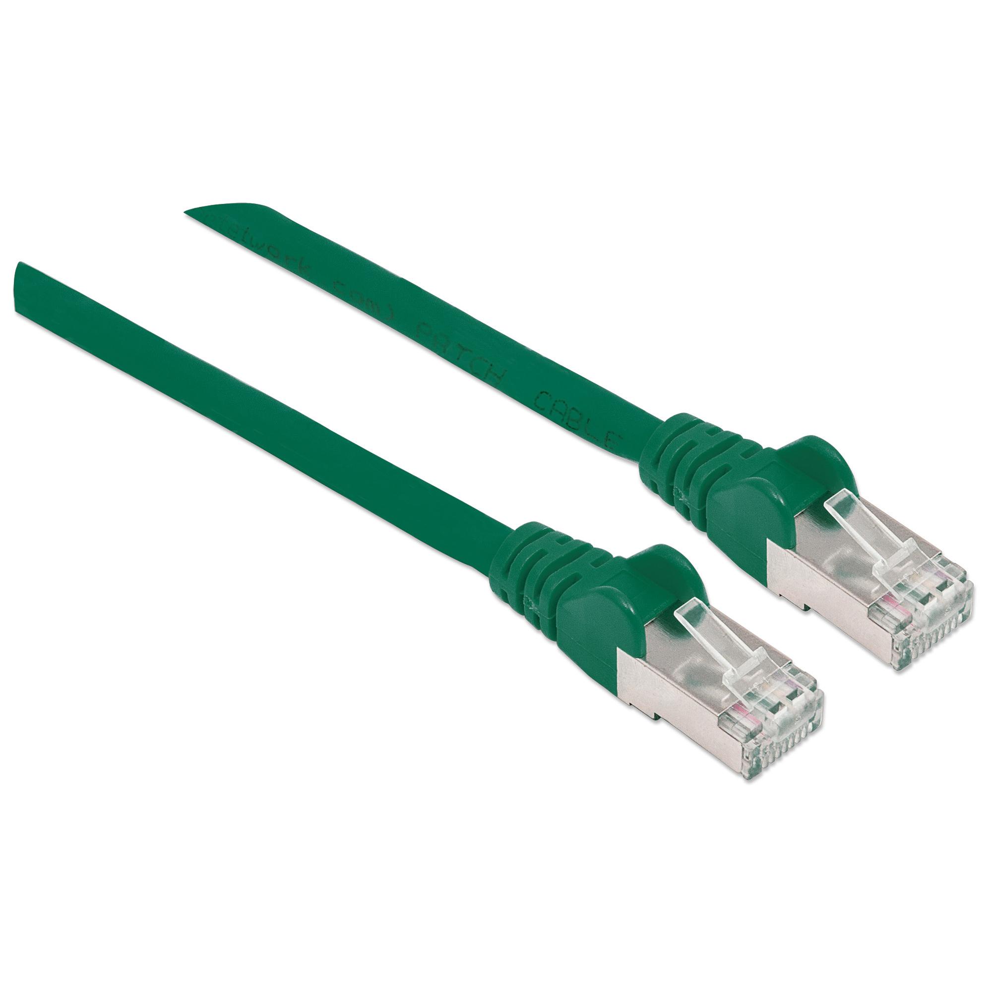 Cavo Patch Cat.7 Plug RJ45 6A S/FTP LSZH 0,25m Verde