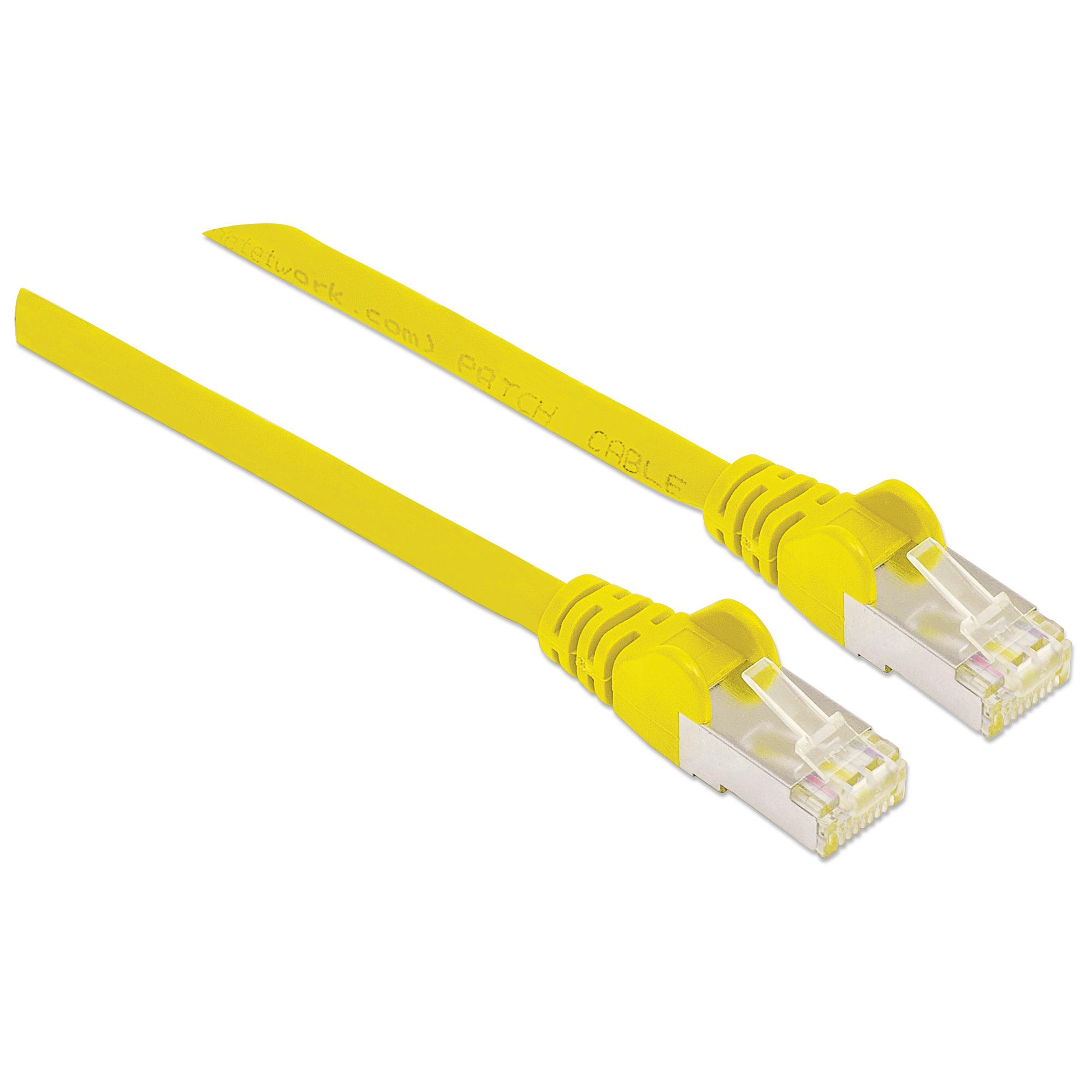 Cavo Patch Cat.7 Plug RJ45 6A S/FTP LSZH 1.5m Giallo