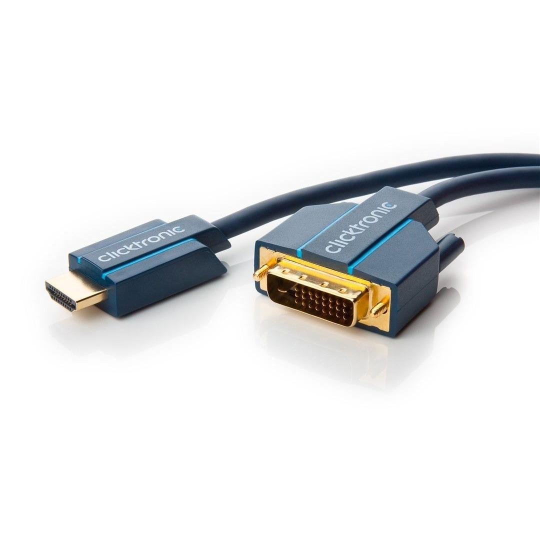 Cavo Video HDMI DVI-D M/M 2 m Alta Qualità