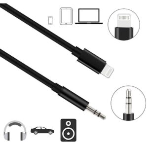 Cavo da Apple Lightning a Audio 3,5'' M 1m Nero