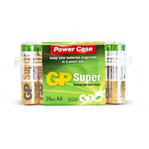 Confezione 24 Batterie GP Super Alcaline Stilo AA: 15A/LR06