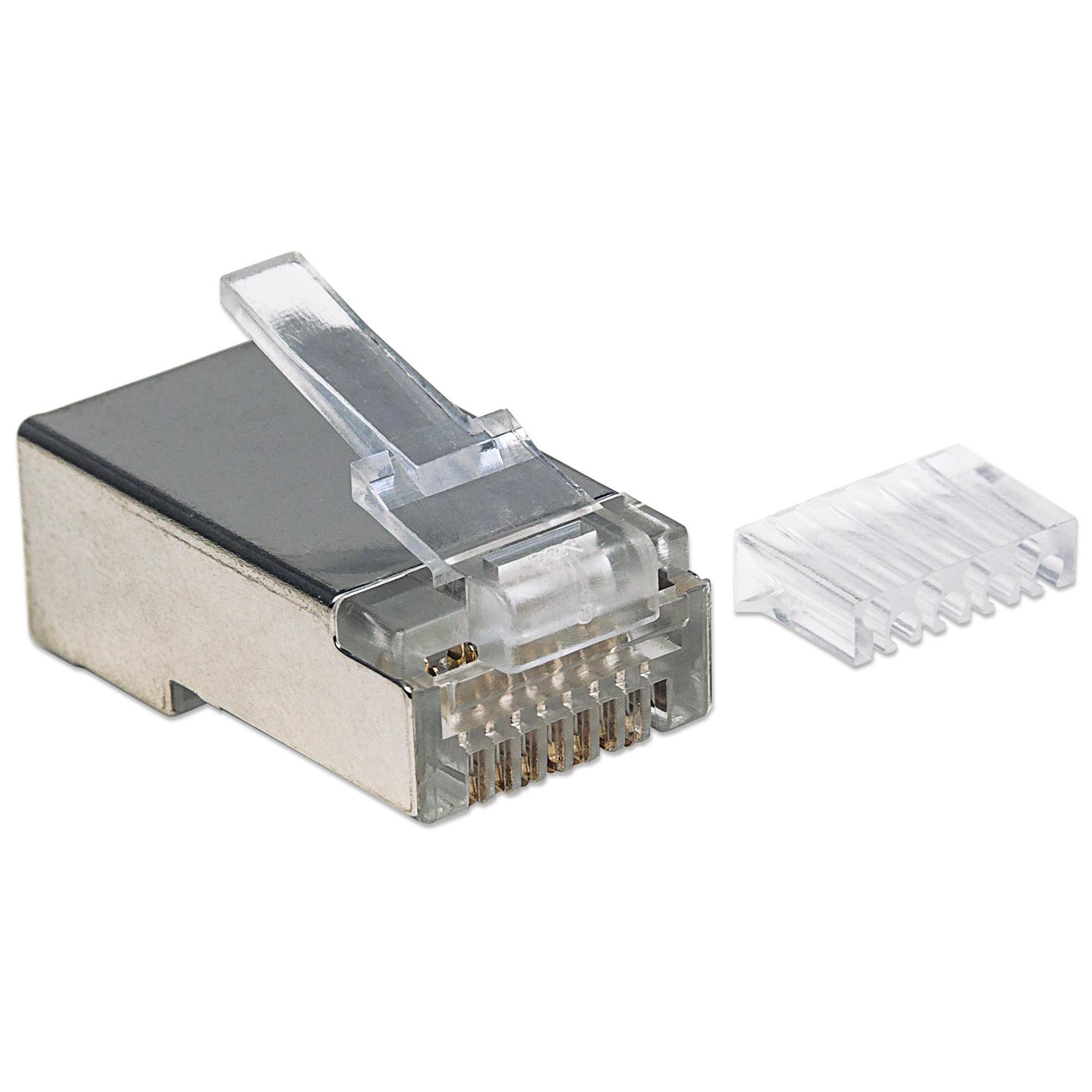 Confezione da 90 Plug Modulari Cat.6 RJ45 STP