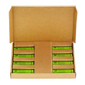Confezione risparmio 8 Batterie Ricaricabili AA Stilo 2000mAh GP ReCyko+