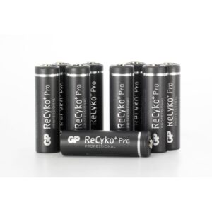 Confezione risparmio 8 Batterie Ricaricabili AA Stilo 2000mAh GP ReCyko Pro