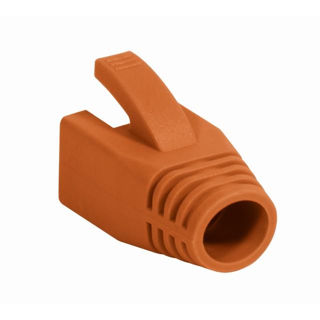 Copriconnettore per Plug RJ45 Cat.6 8mm Arancione