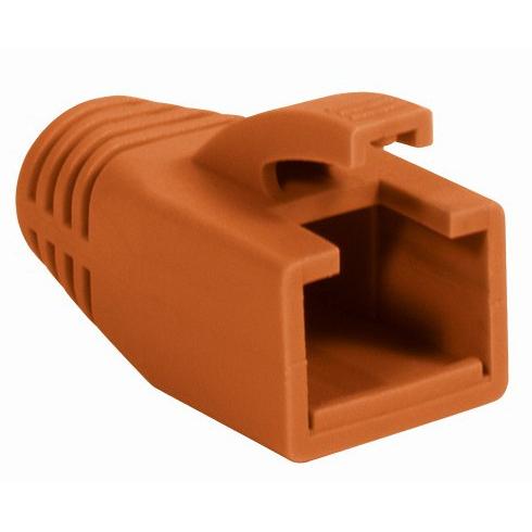 Copriconnettore per Plug RJ45 Cat.6 8mm Arancione