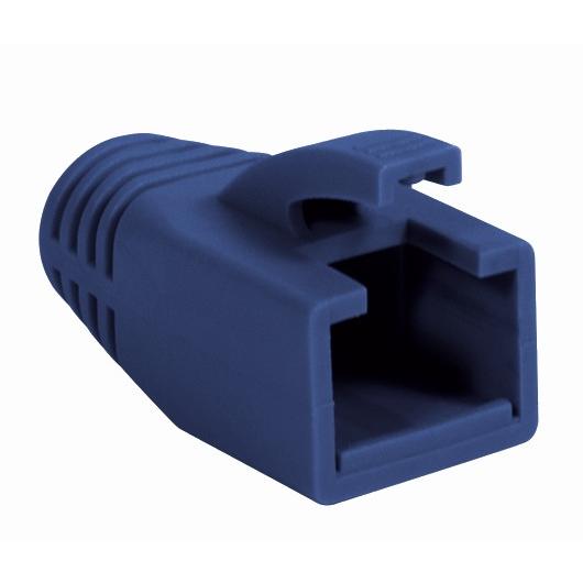 Copriconnettore per Plug RJ45 Cat.6 8mm Blu