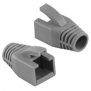 Copriconnettore per Plug RJ45 Cat.6 8mm Grigio