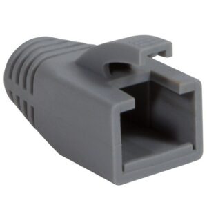 Copriconnettore per Plug RJ45 Cat.6 8mm Grigio