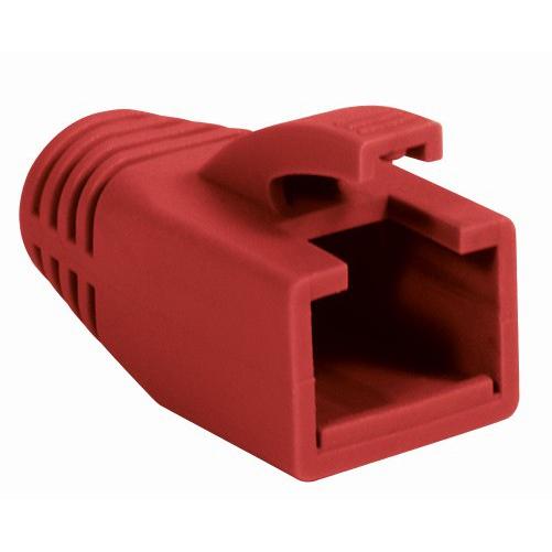 Copriconnettore per Plug RJ45 Cat.6 8mm Rosso