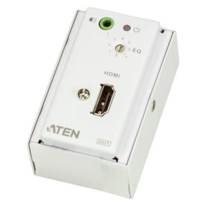 Estensore HDMI/Audio Cat5 con piastra a parete 1080p 40m, VE807