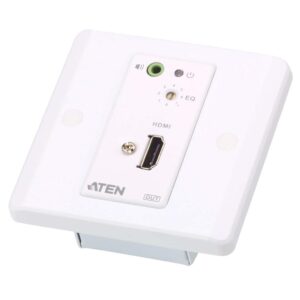 Estensore HDMI/Audio Cat5 con piastra a parete 1080p 40m, VE807
