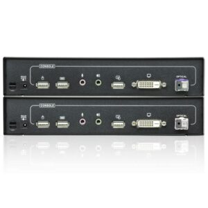 Extender KVM USB DVI 1920x1200 fibra 20km CE690