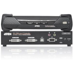 Extender KVM USB con 2 DVI over IP KE6940