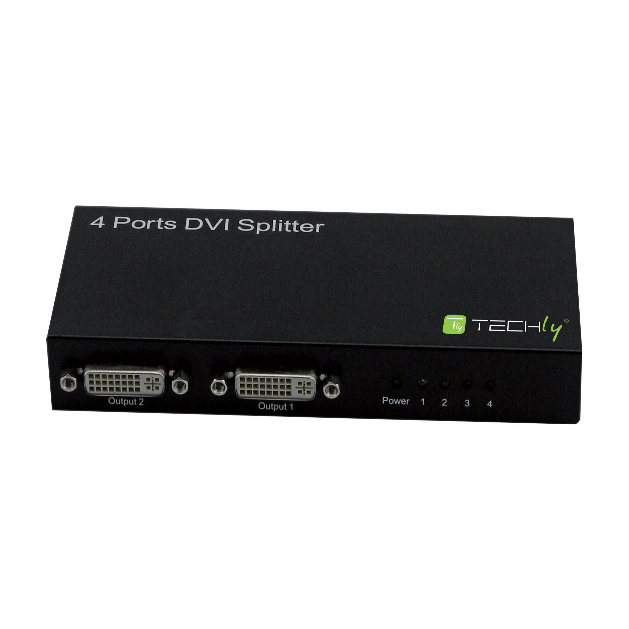 Extender/ Video Splitter 4 Porte DVI 24+5