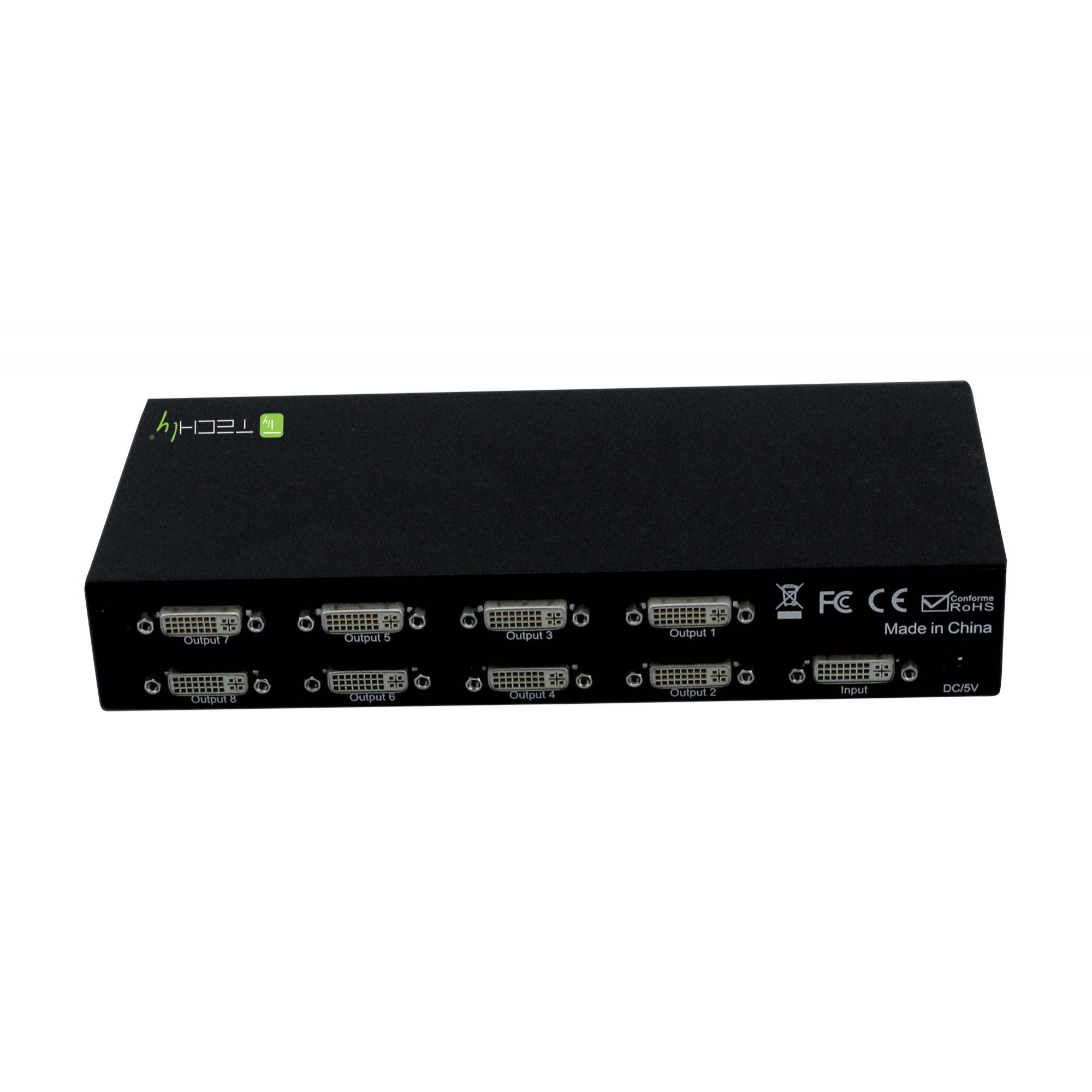 Extender/ Video Splitter 8 Porte DVI 24+5