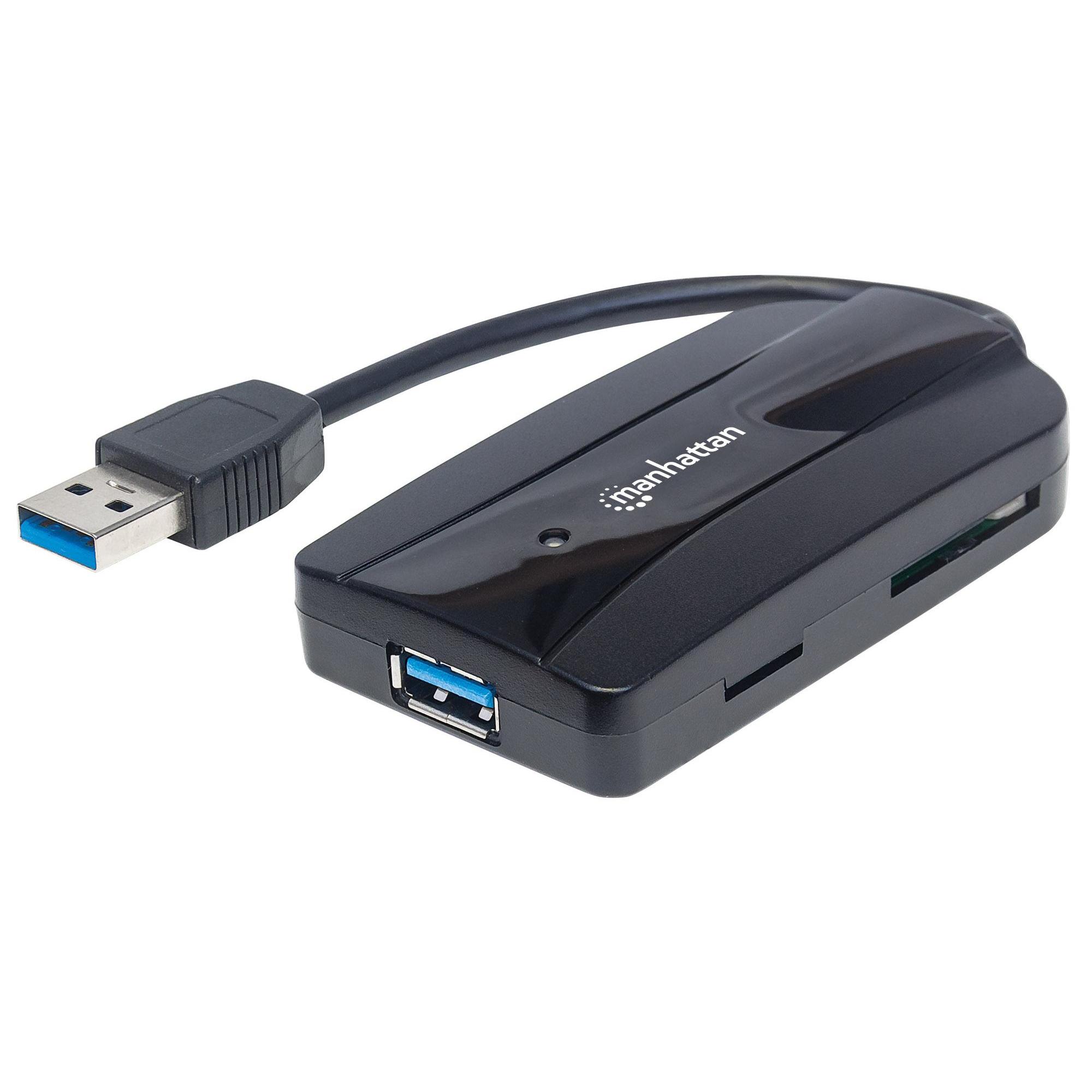 Hub USB 3.0 3 Porte e Lettore di Schede