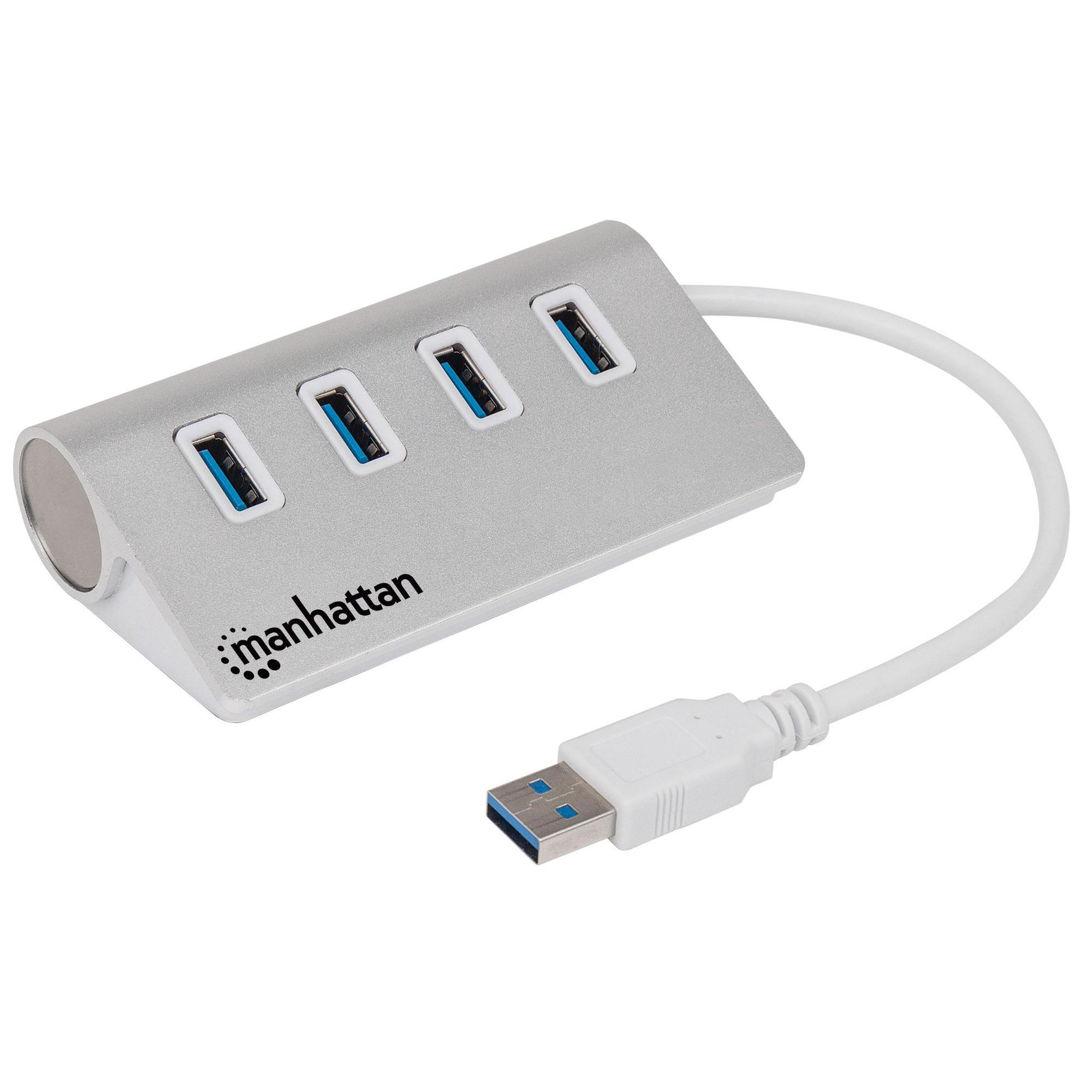 Hub USB 3.0 4 porte Silver