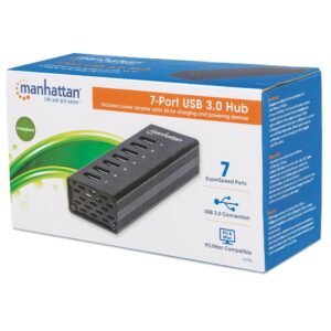 Hub USB 3.0 7 porte Nero