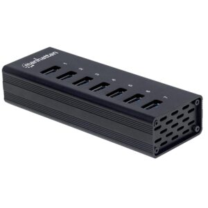 Hub USB 3.0 7 porte Nero