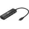 Hub  USB-C™ SuperSpeed 4 Porte USB3.0 A Femmina Nero