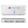 Hub USB Tascabile 4 porte Silver