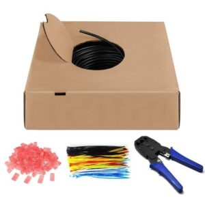 Kit Matassa U/UTP Cavo Cat.6 Rame 100m Rigido completo di Accessori