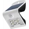 Lampada LED Solare a Muro 2W IP65 Sensore di Movimento Bianco