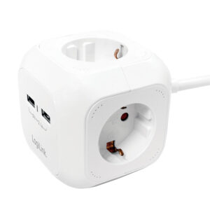 Multipresa 4 posti 16A con USB Power Cube