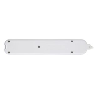 Multipresa 6 Posti Italiana Bipasso con 2 Prese USB Bianca
