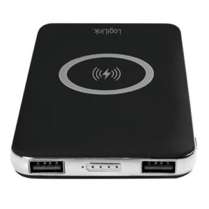 Power Bank 6000mAh Caricatore Wireless Qi 2x USB