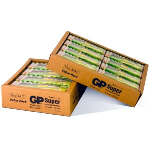 Set 12 Batterie AAA Mini Stilo GP Super