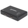 Splitter HDMI 4K UHD 3D con LED 2 vie