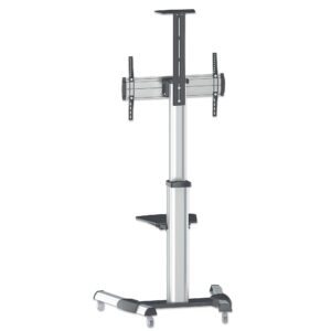 Supporto a Pavimento con una Mensola Trolley TV LCD/LED/Plasma 37-70''