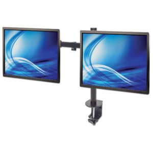 Supporto da Scrivania per 2 Monitor 13-32'' con Morsetto