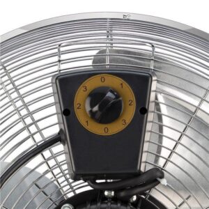 Ventilatore da Pavimento Retrò da 16 pollici Silver