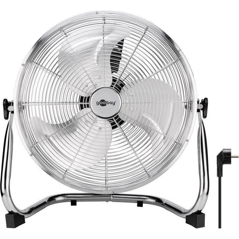 Ventilatore da Pavimento Retrò da 16 pollici Silver