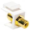 Adattatore Keystone RCA/F F/F Giallo