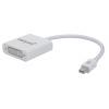 Adattatore Mini-DisplayPort passivo a DVI-I Bianco