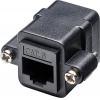 Adattatore RJ45 F/RJ45 F da Pannello Cat.6 UTP