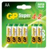 Blister 6 Batterie AA Stilo GP Super