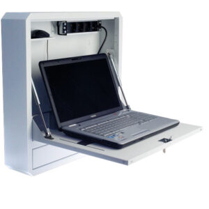 Box di Sicurezza per Notebook e Accessori per LIM Bianco RAL9016