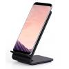 Caricabatterie Wireless Fast Qi Stand Verticale 10W Nero