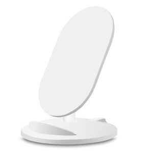 Caricabatterie Wireless Qi Stand Stondato 5W Bianco