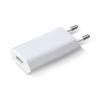 Caricatore USB 1A Compatto Spina Europea Bianco