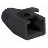 Copriconnettore per Plug RJ45 Cat.6 8mm Nero