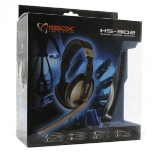 Cuffie Gaming con Microfono Nero HS-302