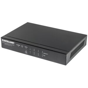 Gigabit Switch 5 porte PoE+ con porte SFP