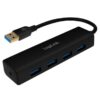 Hub USB3.0 4 Porte Nero